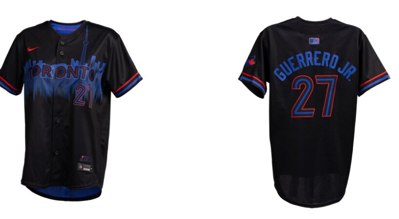 Men Toronto Blue Jays #27 Guerrero jr Blue 2024 Nike MLB Jerseys